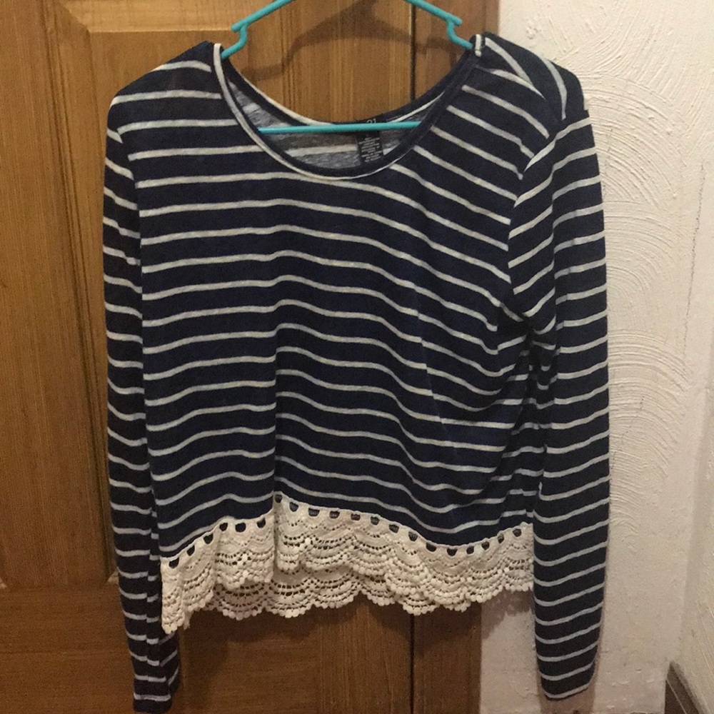 Long sleeve striped shirt